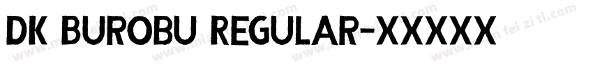 DK Burobu Regular字体转换